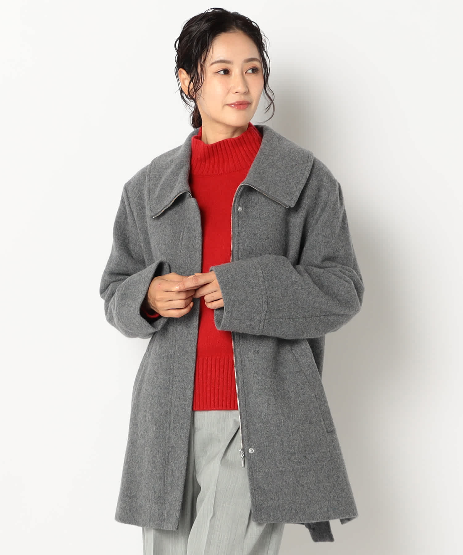 【特別価格20%OFF】シンプルゆるアウター