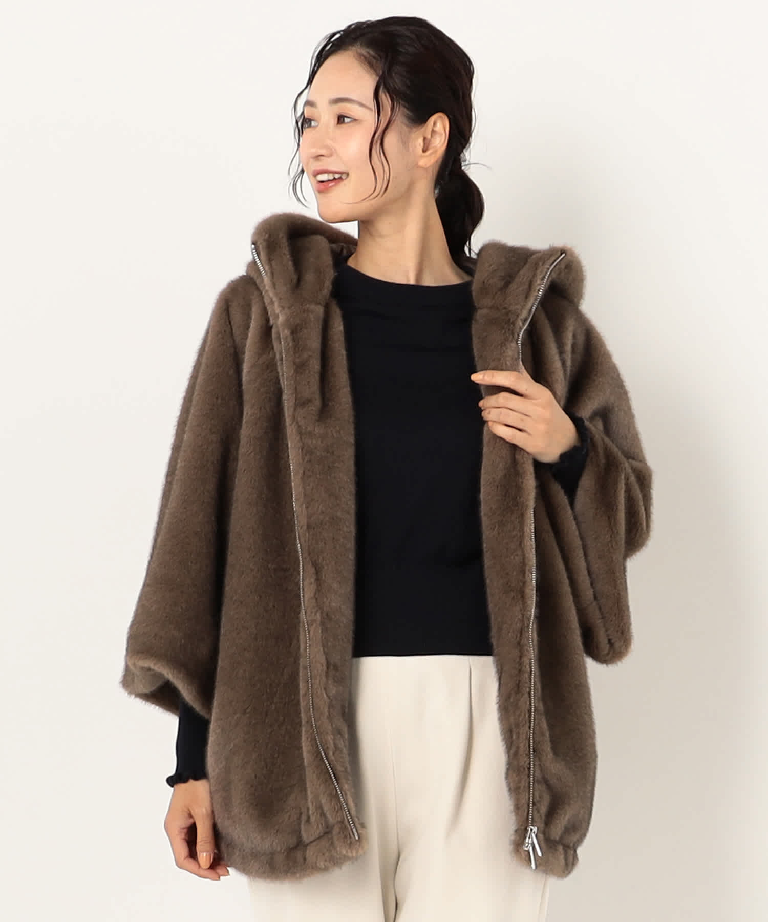 【特別価格20%OFF】ファーエレガントアウター