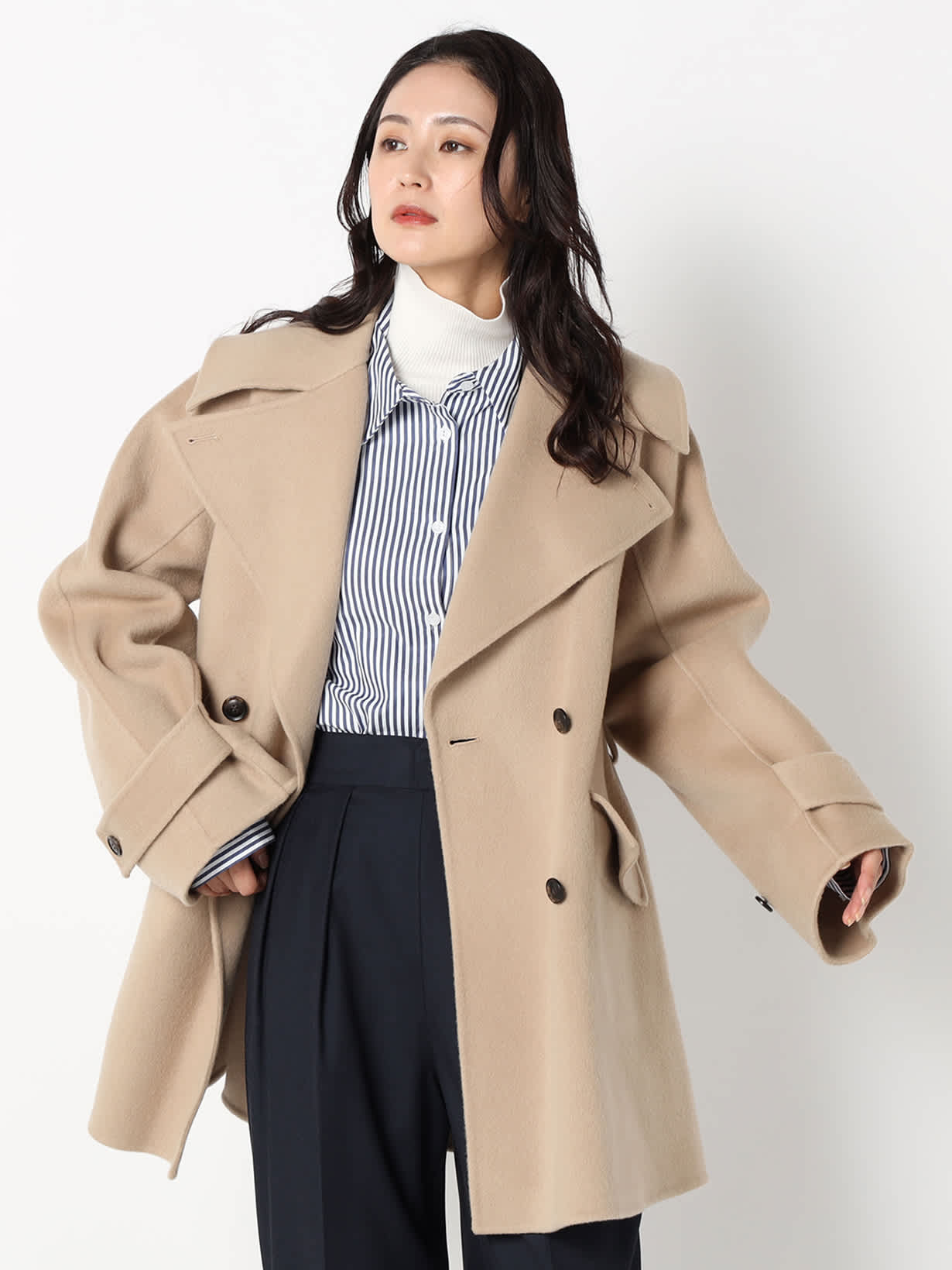 【特別価格20%OFF】ウールエレガントコート