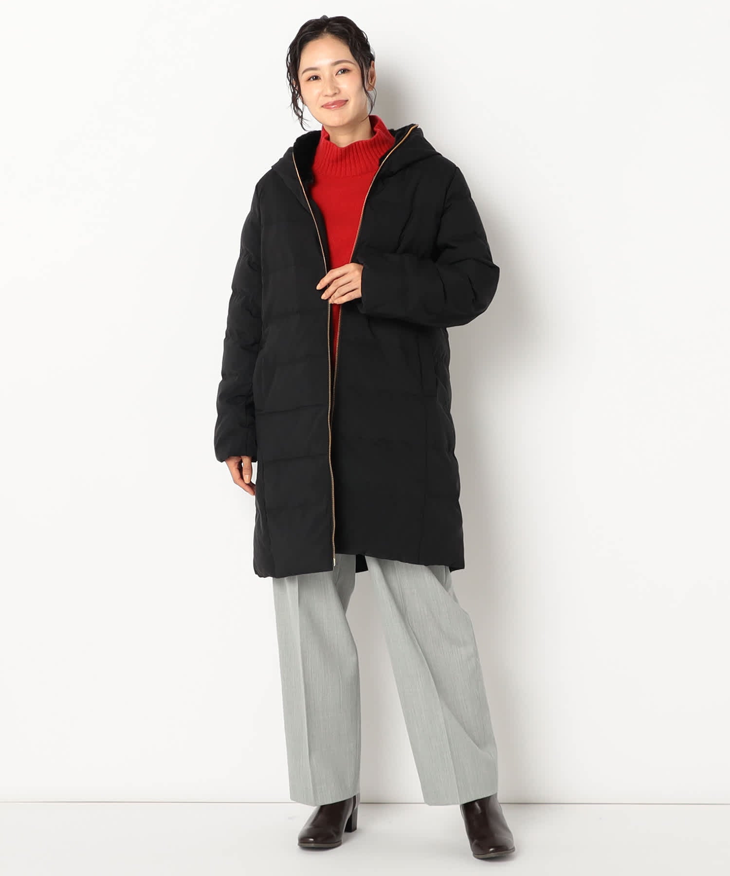 【特別価格20%OFF】シンプルなファーダウン