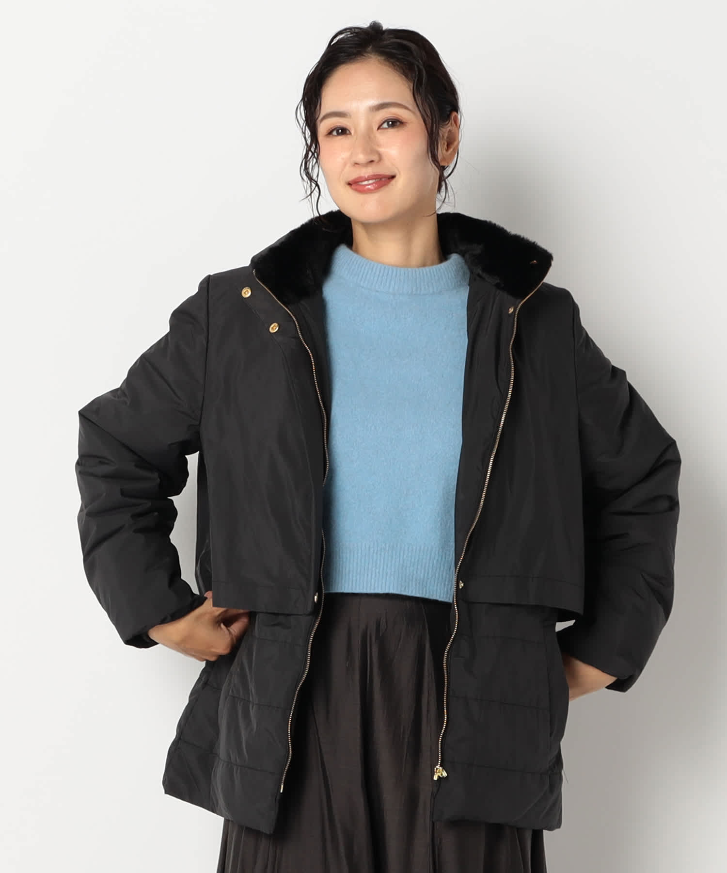 【特別価格20%OFF】ファーエレガントアウター