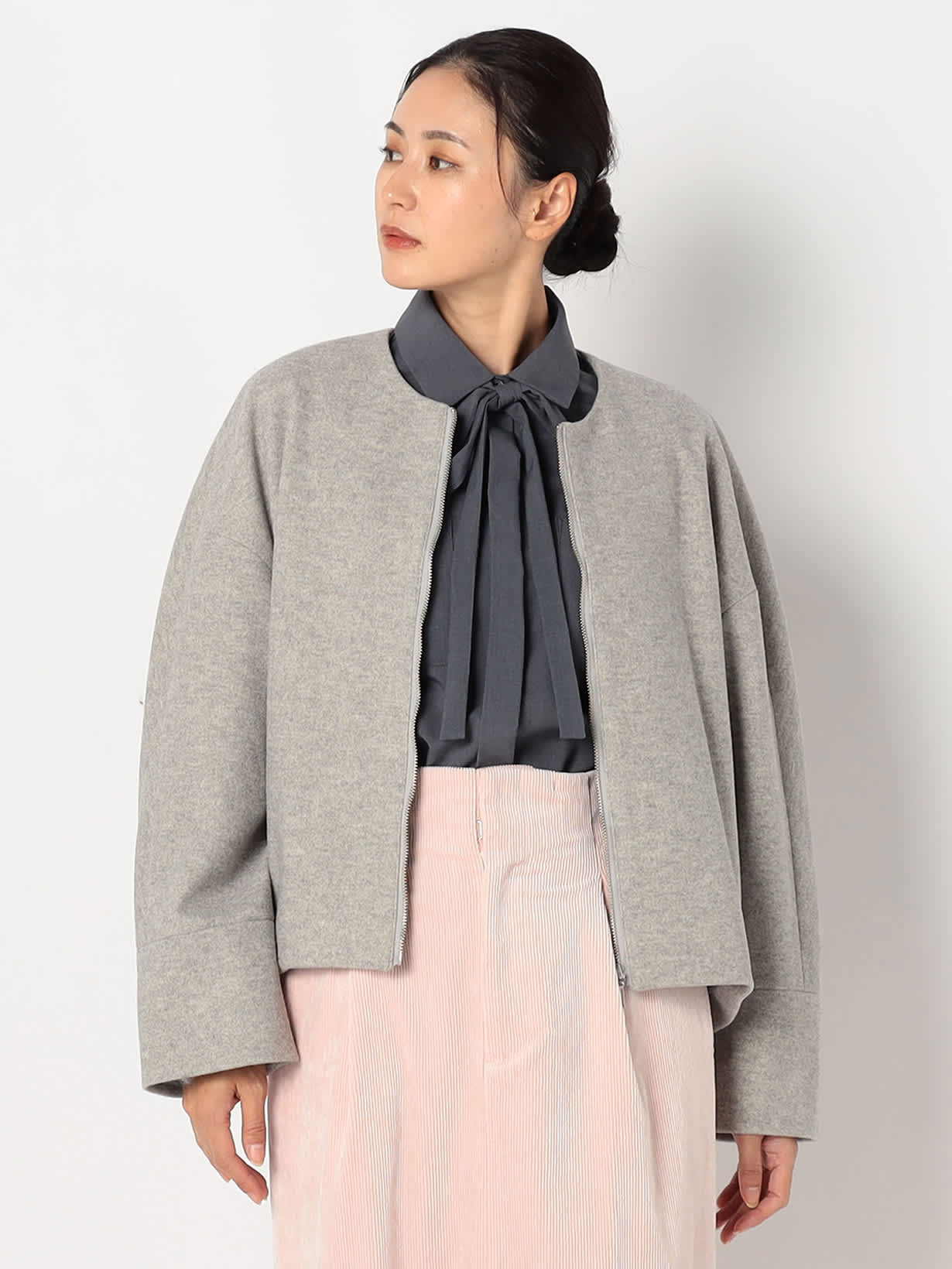 【特別価格20%OFF】シンプルジップジャケット