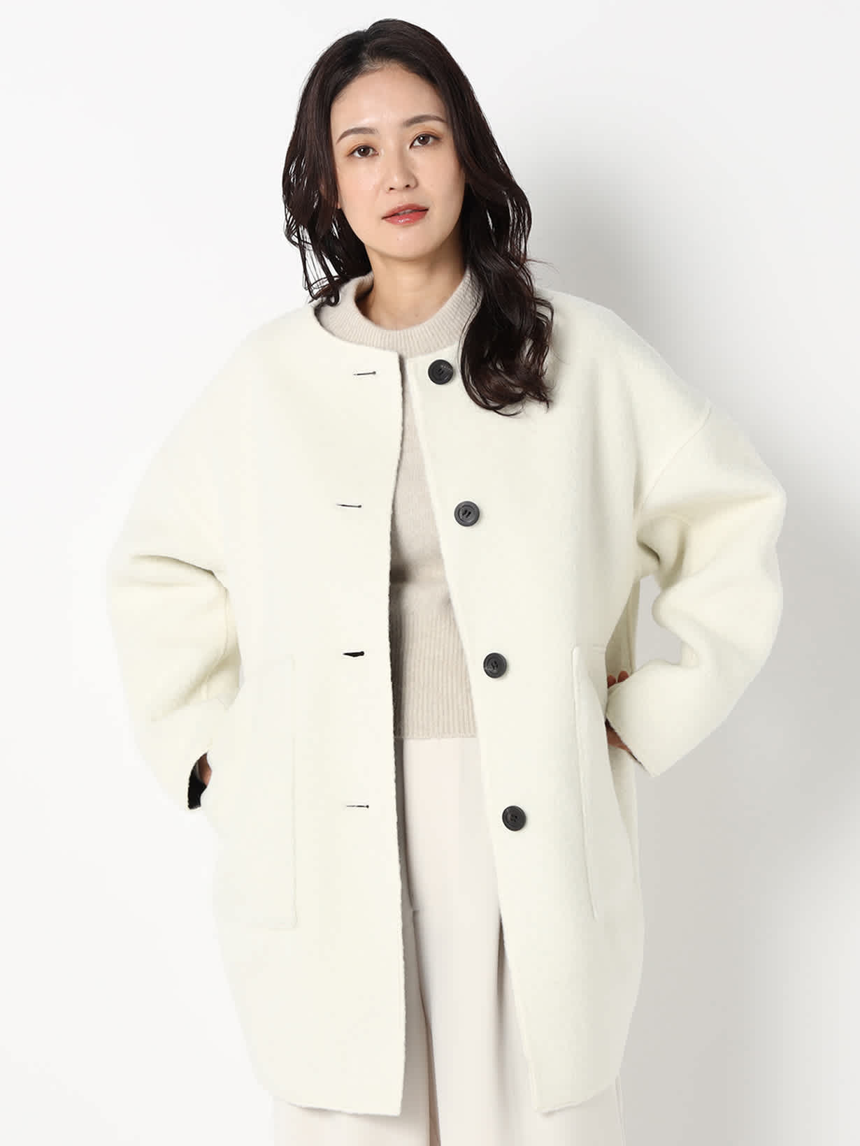 【特別価格20%OFF】上品シンプルコート