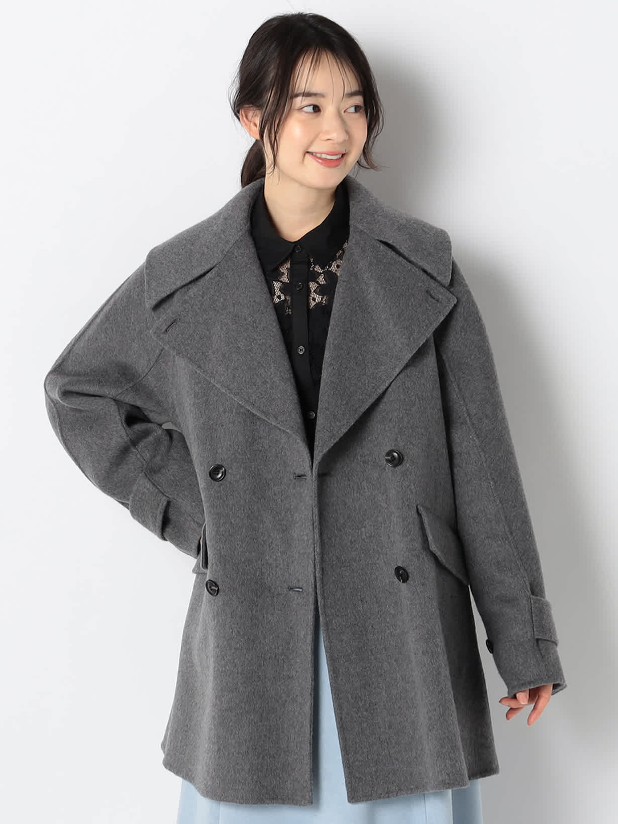 【特別価格20%OFF】ウールエレガントコート