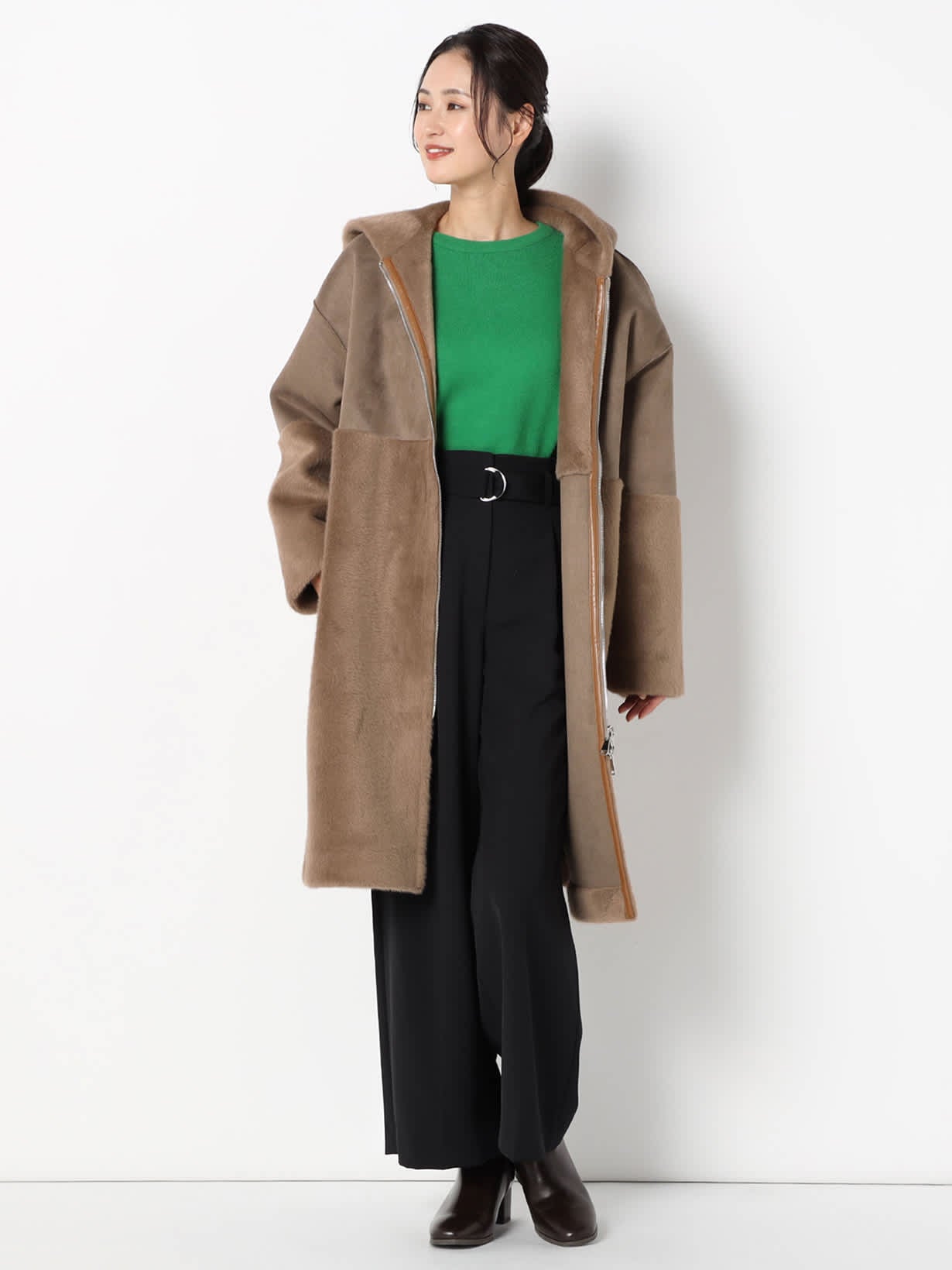 【特別価格20%OFF】軽やか上品ロングコート