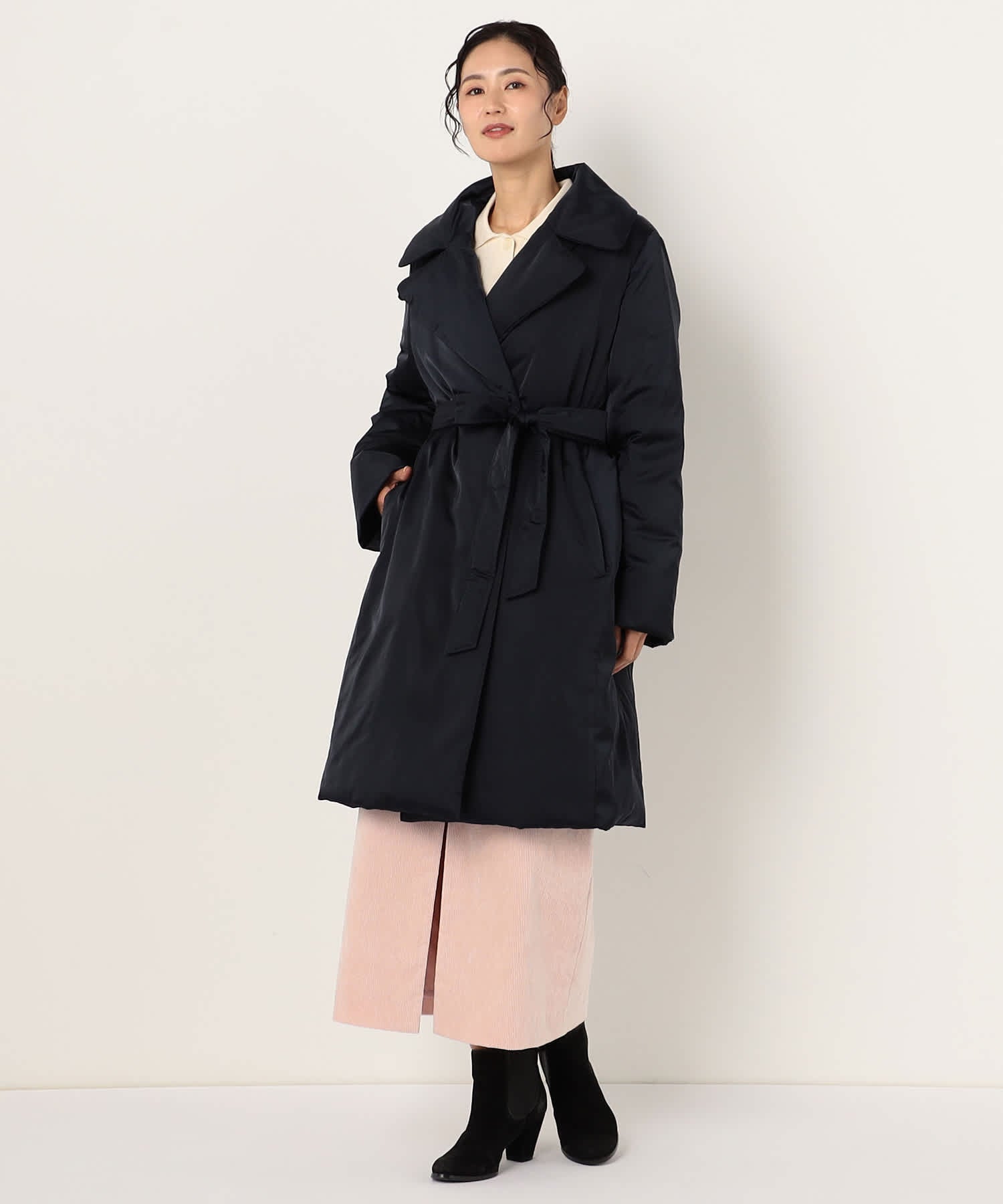 【特別価格20%OFF】エレガントシンプルトレンチコート