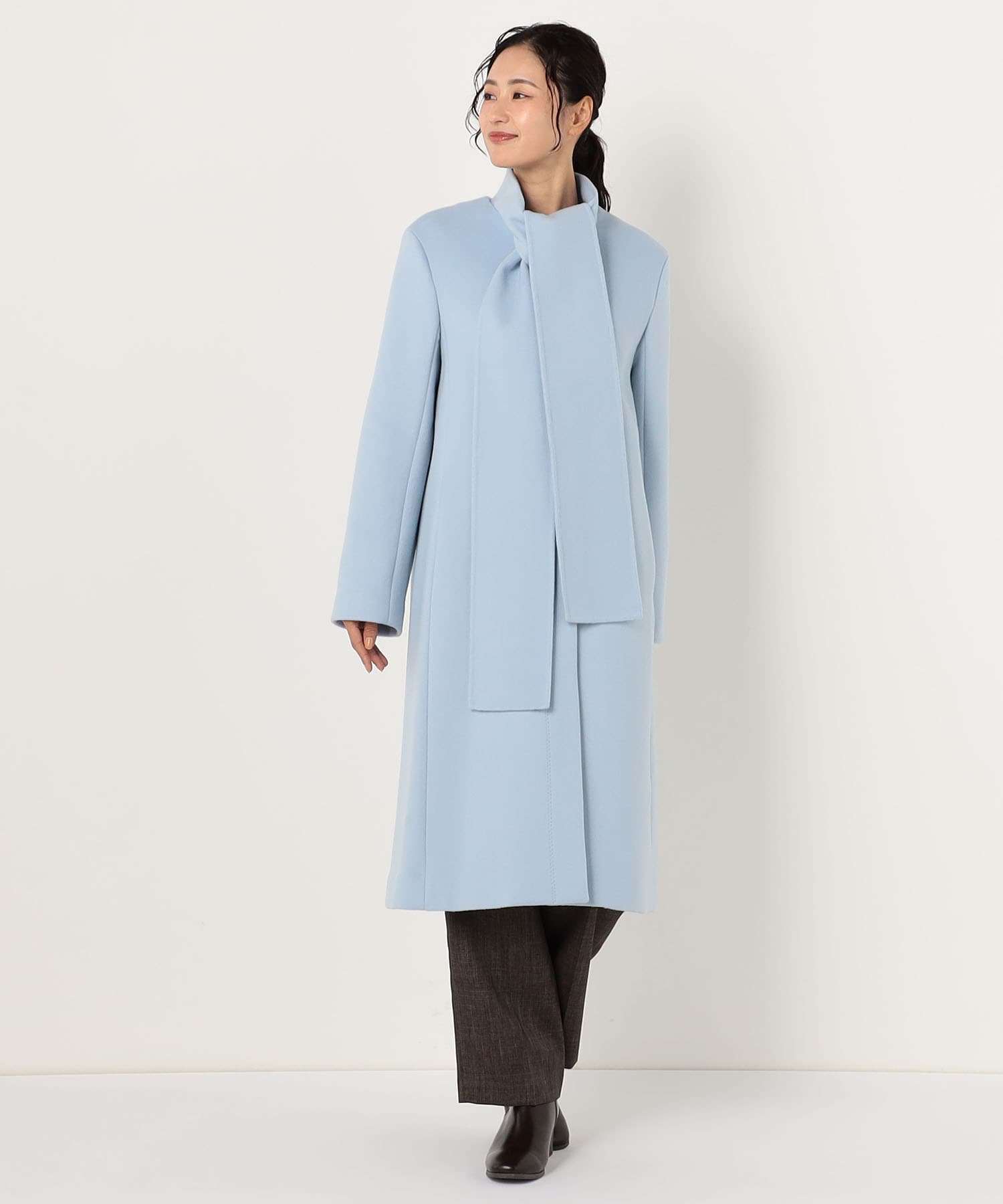 【特別価格20%OFF】エレガントシンプルロングコート