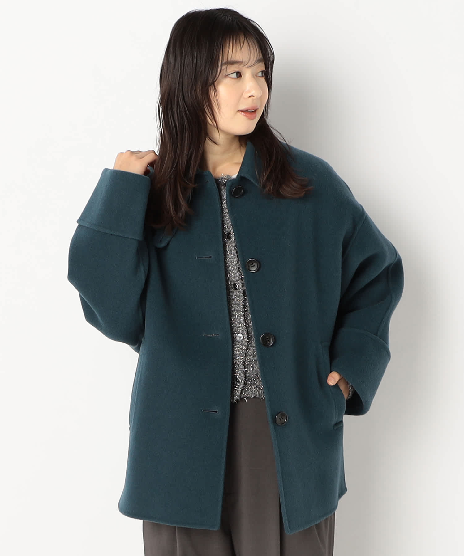 【特別価格20%OFF】ウールエレガントコート