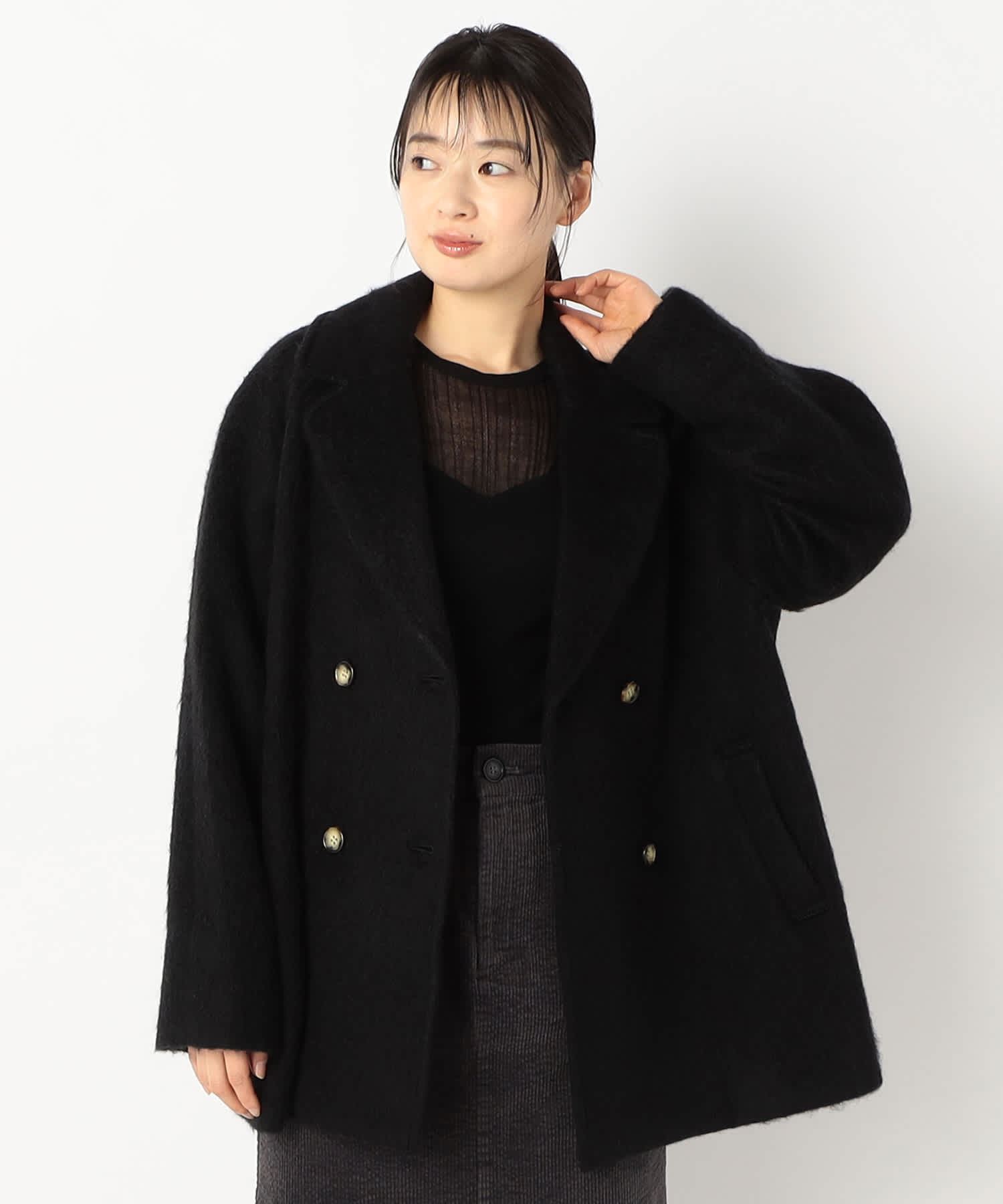 【特別価格20%OFF】ウールシンプルコート