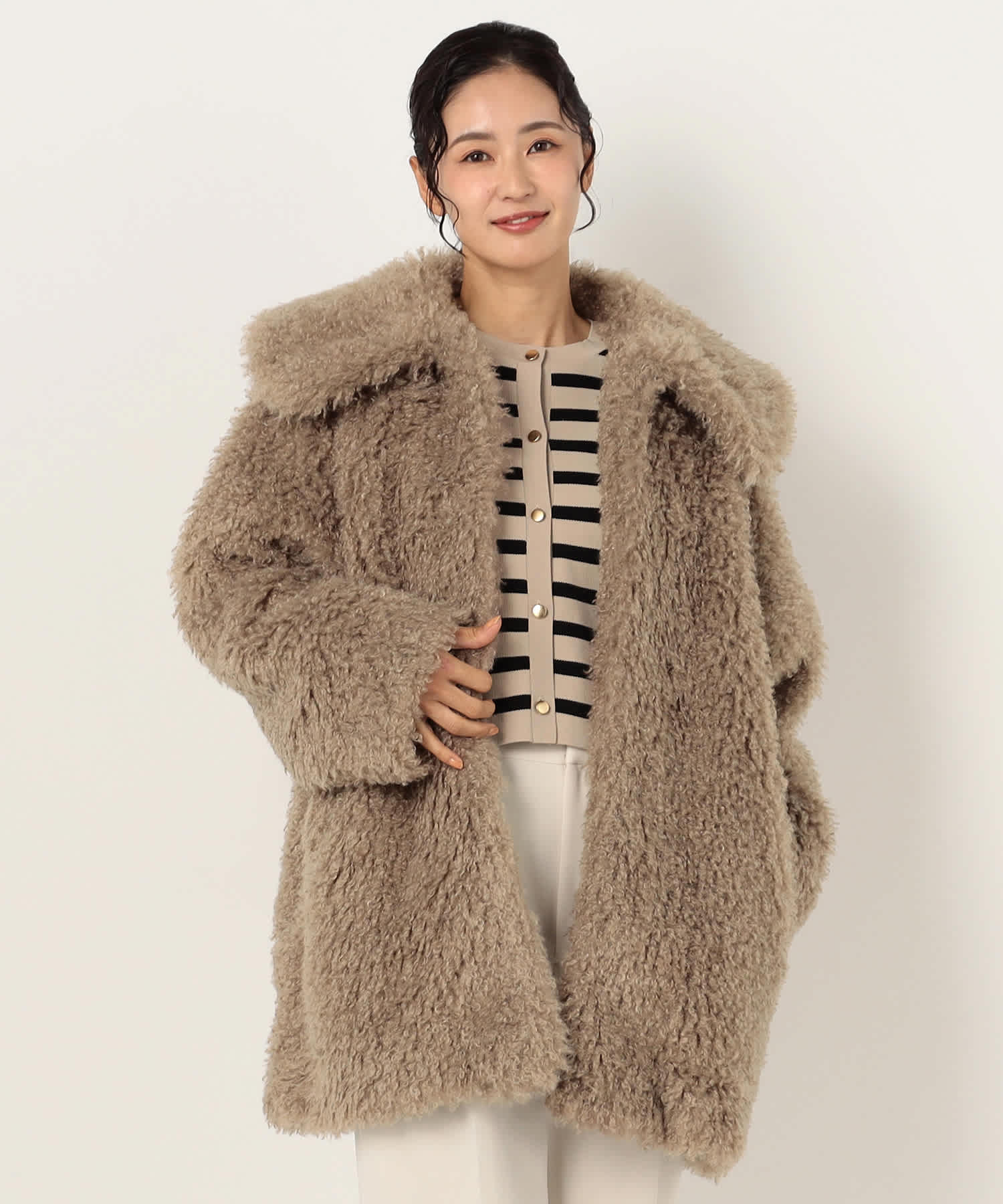【特別価格20%OFF】ボア上品コート