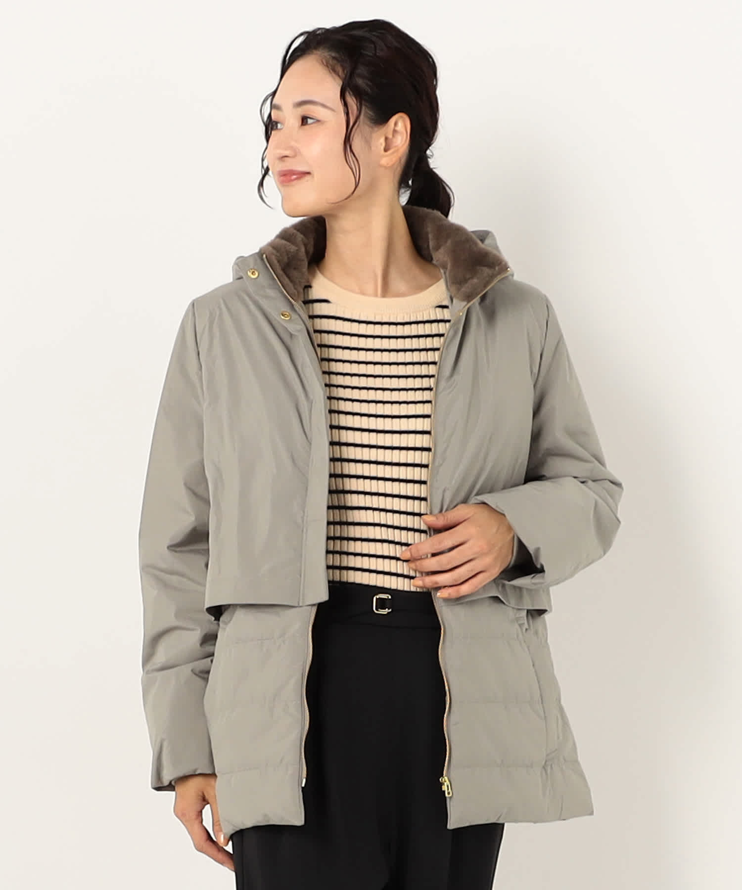 【特別価格20%OFF】ファーエレガントアウター