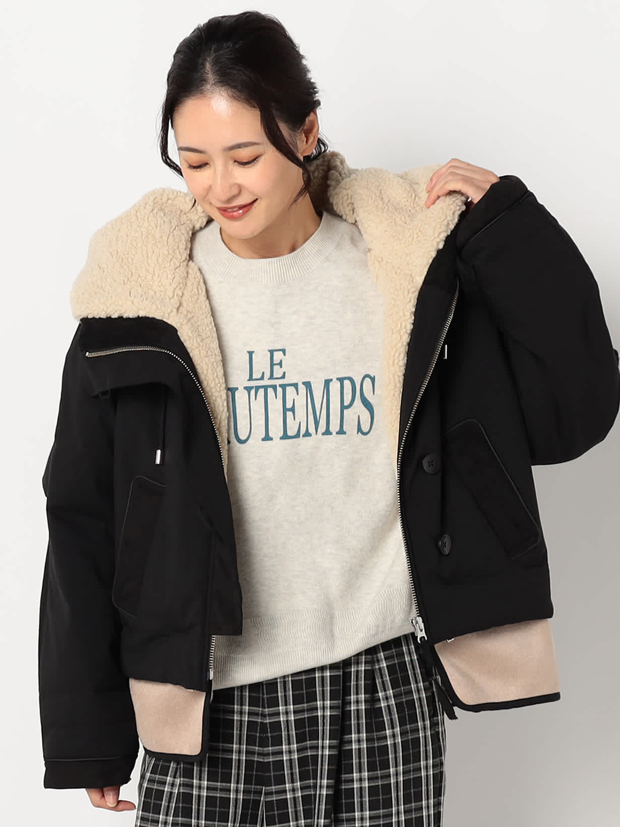 【特別価格20%OFF】ファー上品ジャケット