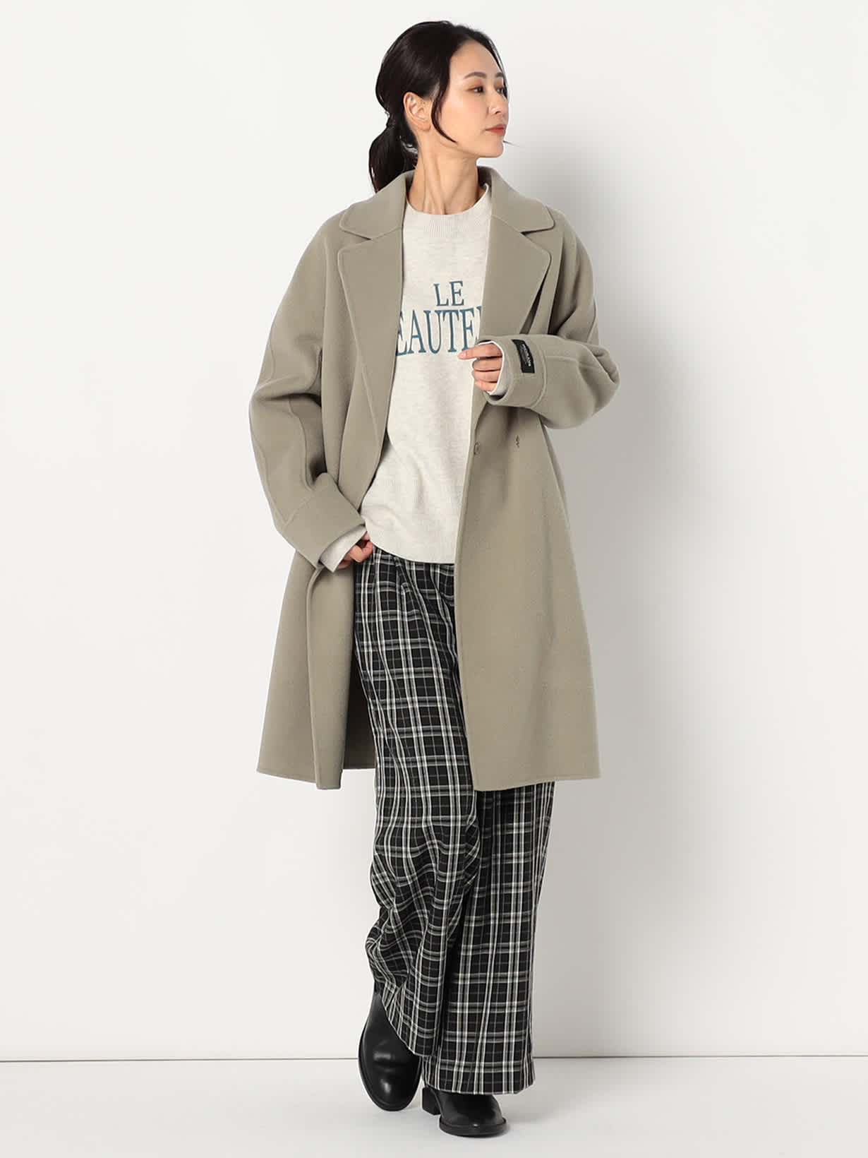 【特別価格20%OFF】ウールエレガントコート