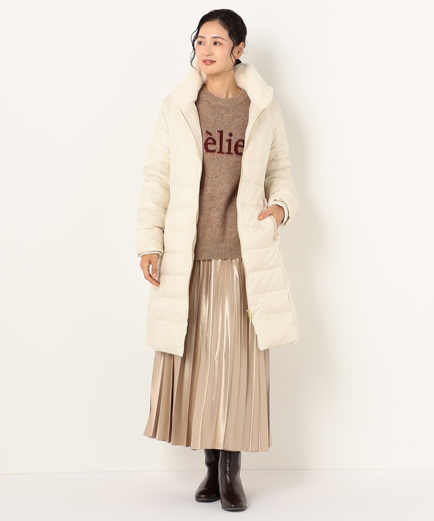 【特別価格20%OFF】ファーダウンコート