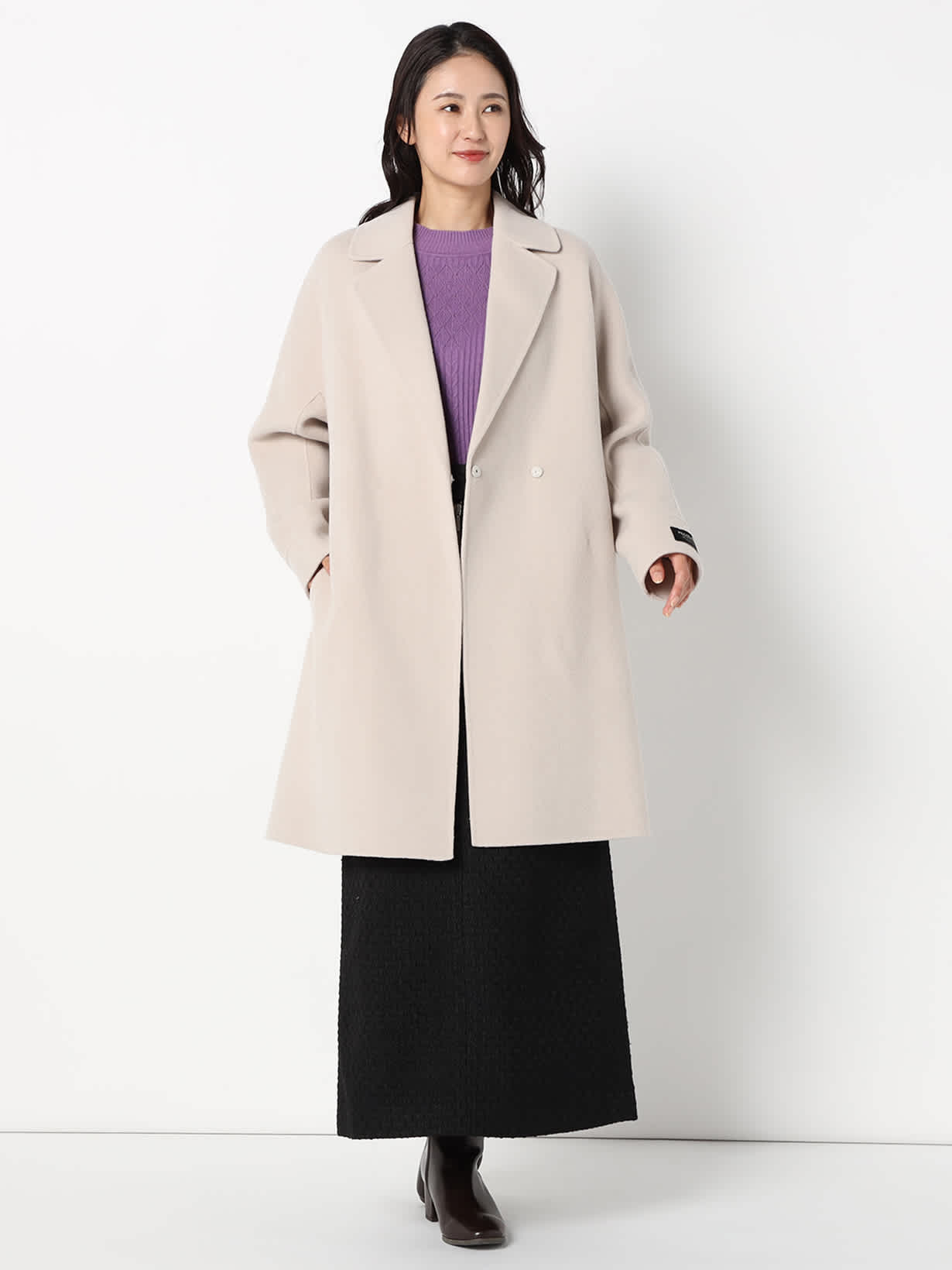 【特別価格20%OFF】ウールエレガントコート