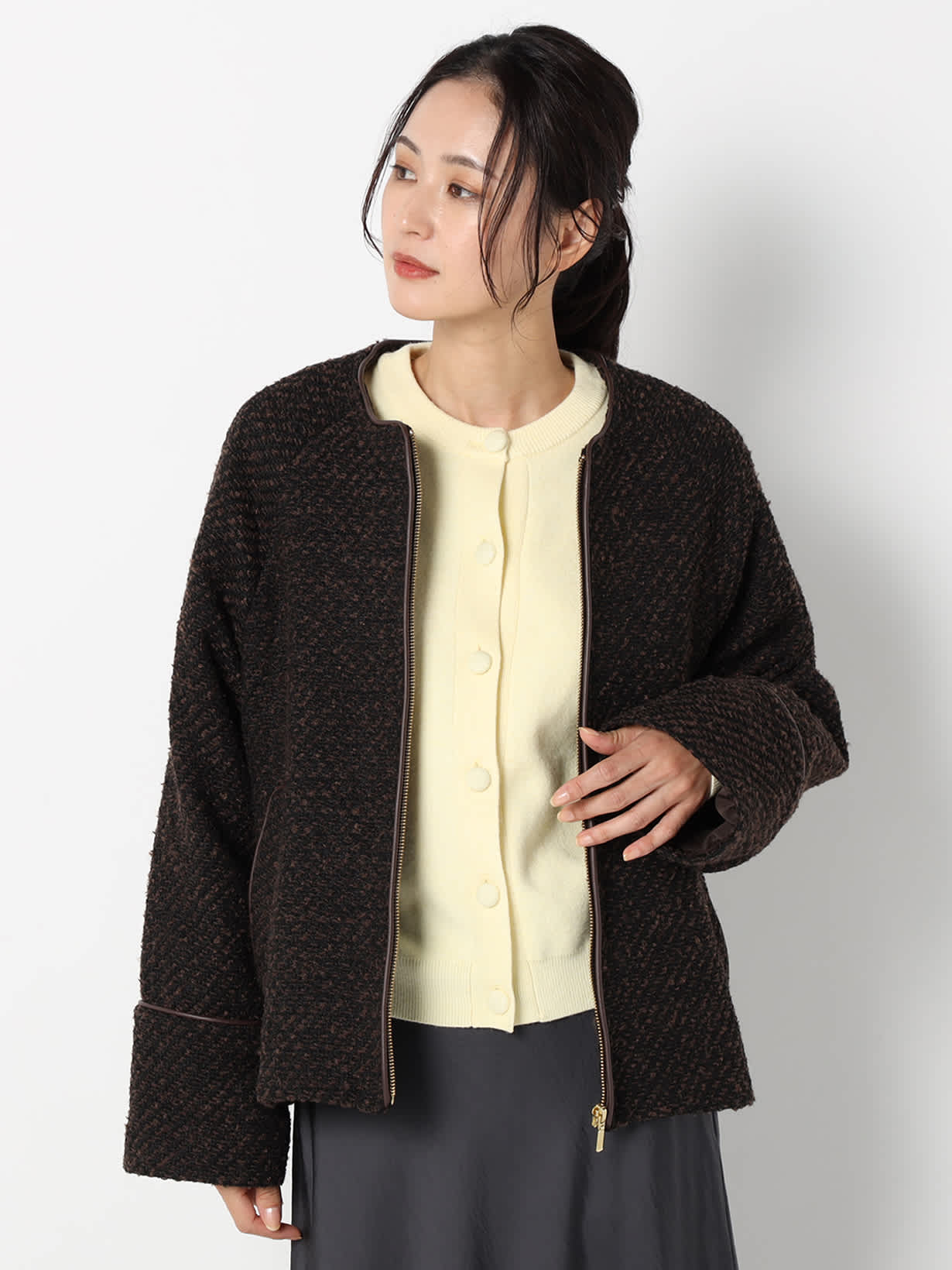 【特別価格20%OFF】ツイード上品ジャケット