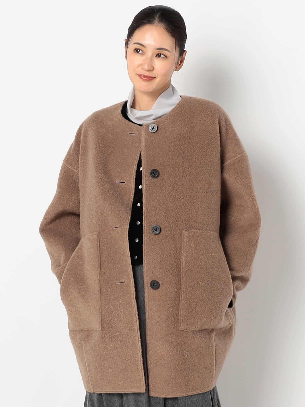 【特別価格20%OFF】上品シンプルコート