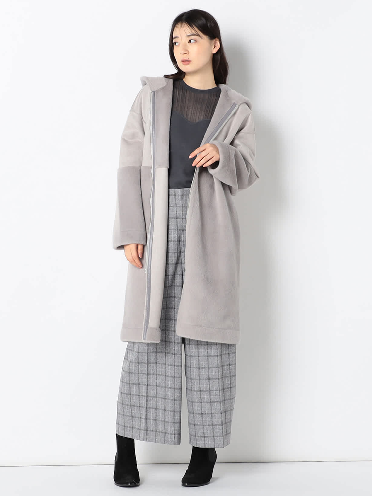 【特別価格20%OFF】軽やか上品ロングコート