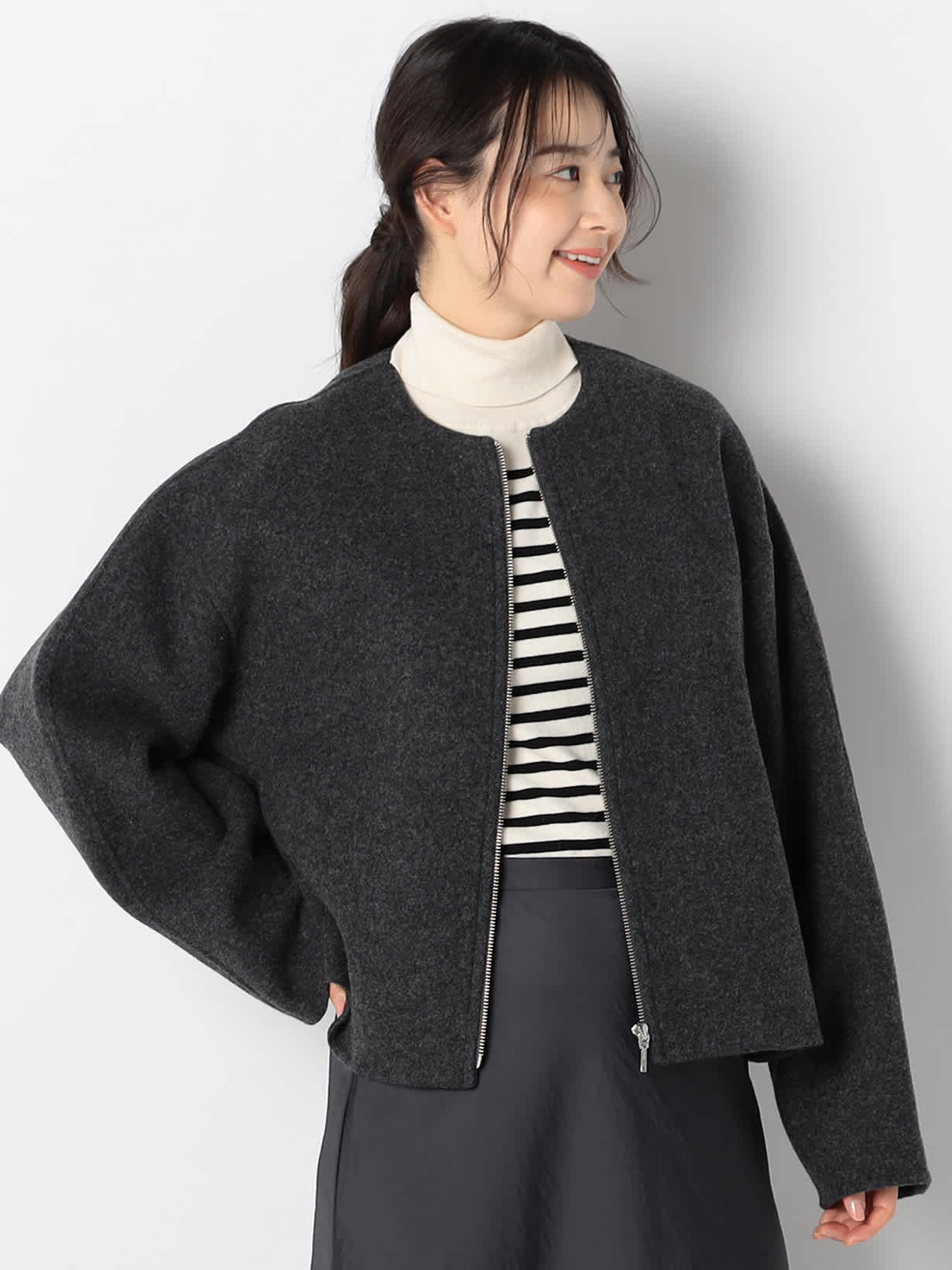 【特別価格20%OFF】軽やかシンプルアウター