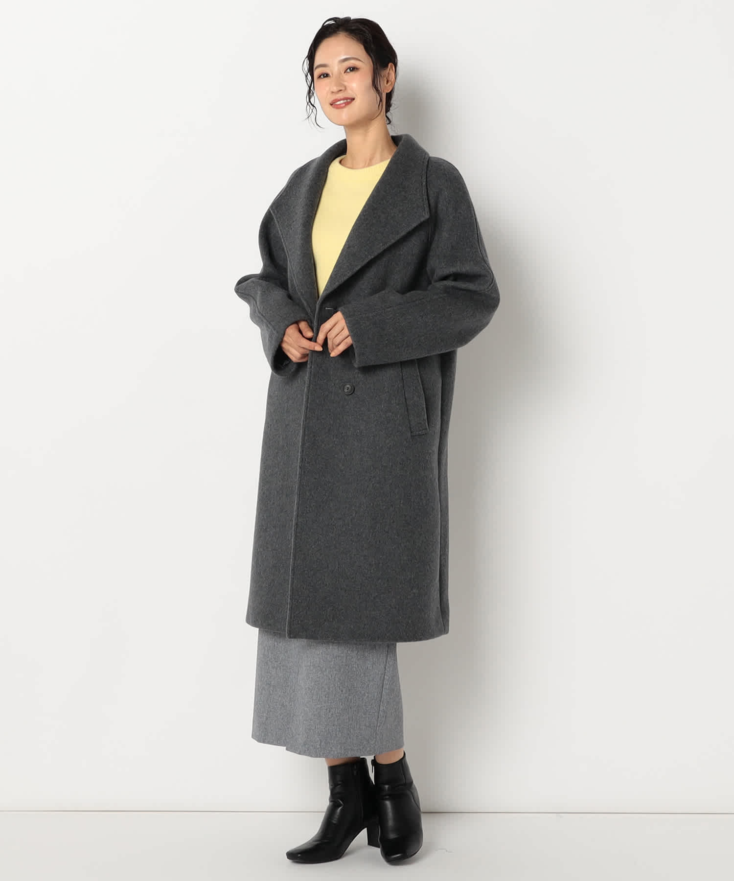 【特別価格20%OFF】軽やかチェスターコート