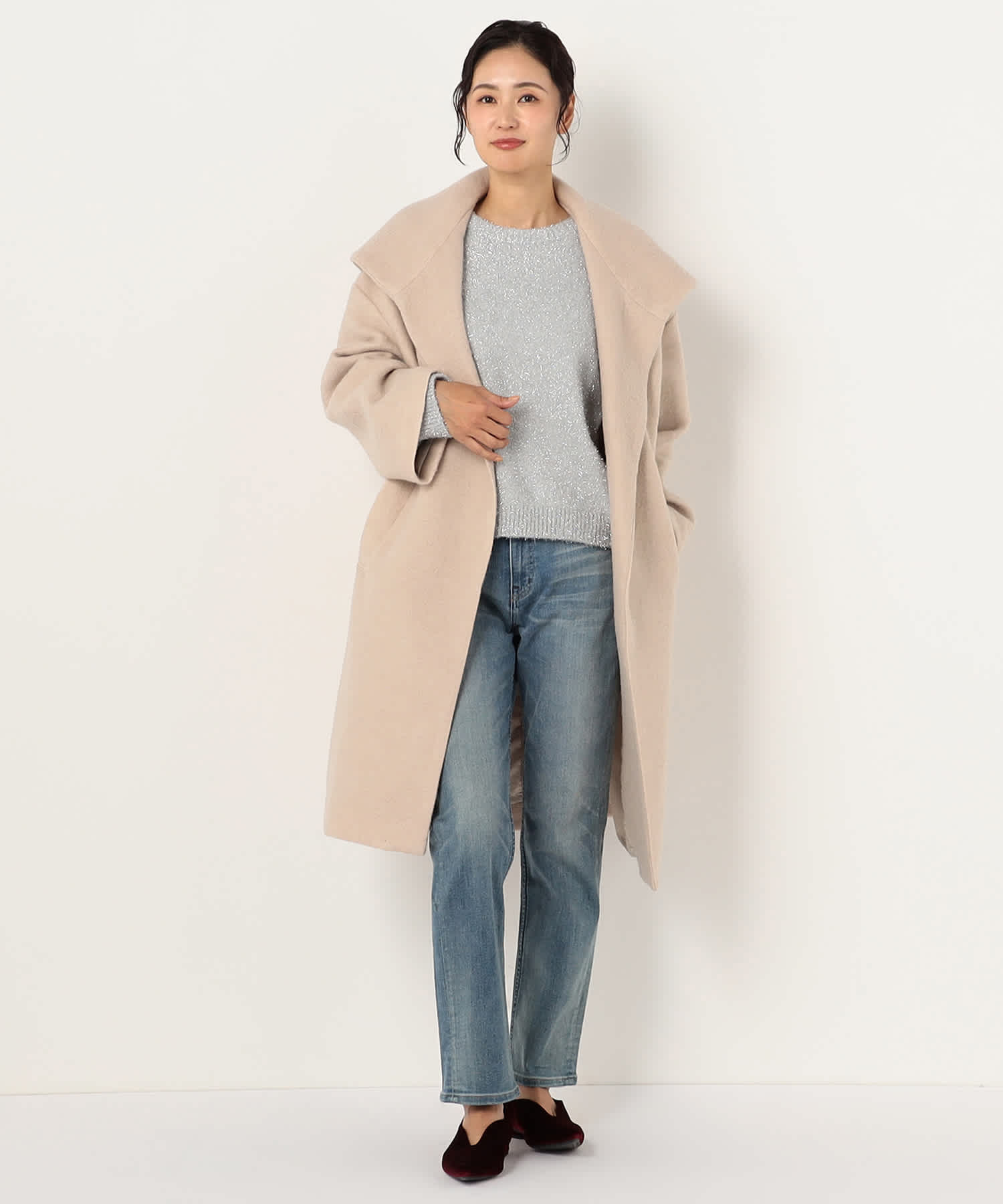 【特別価格20%OFF】上品ロングコート