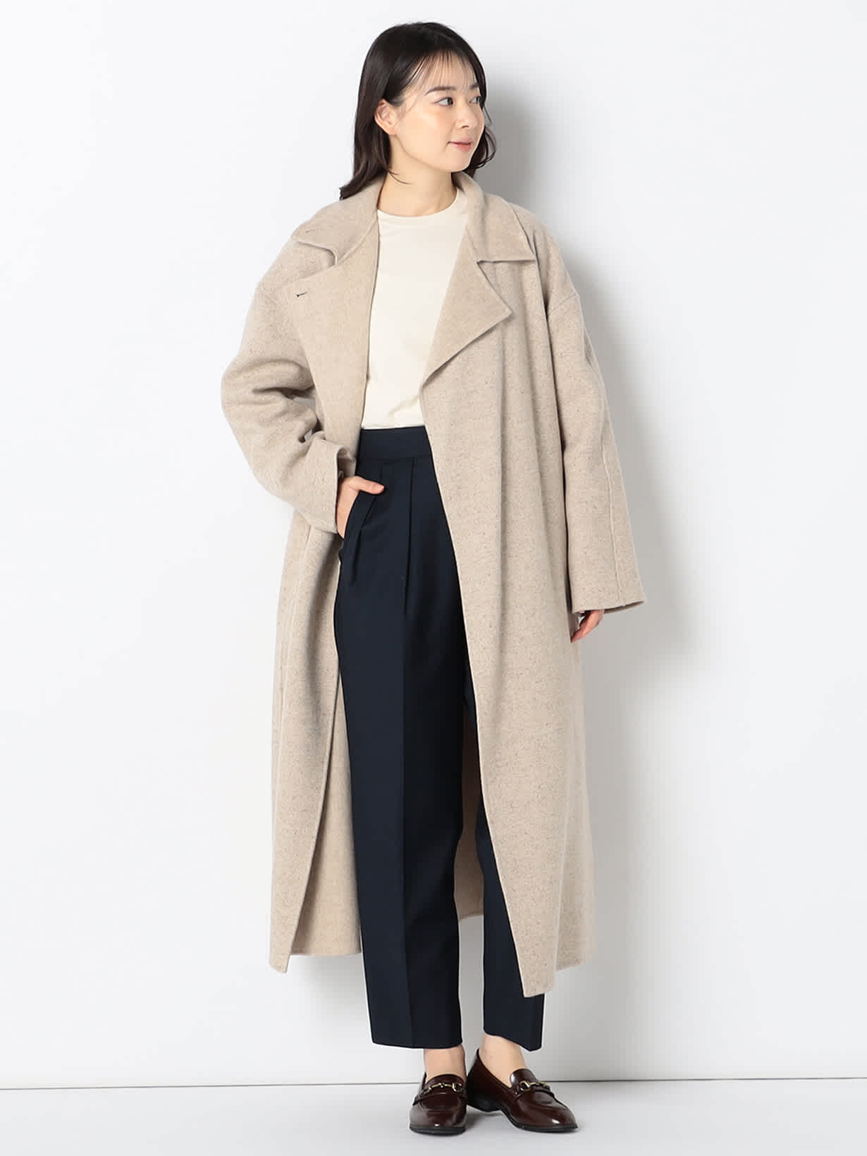 【特別価格20%OFF】ウールロングコート