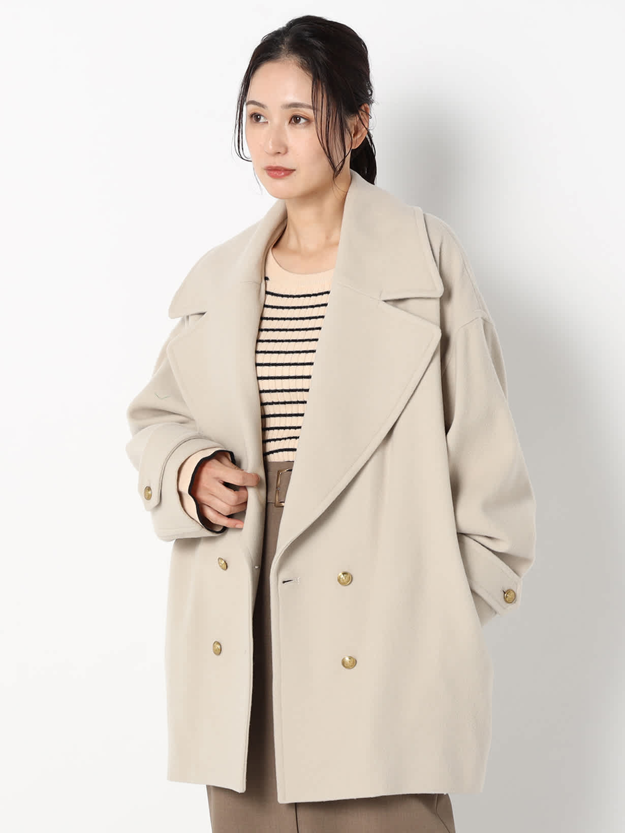 【特別価格20%OFF】ダブルボタンアウター