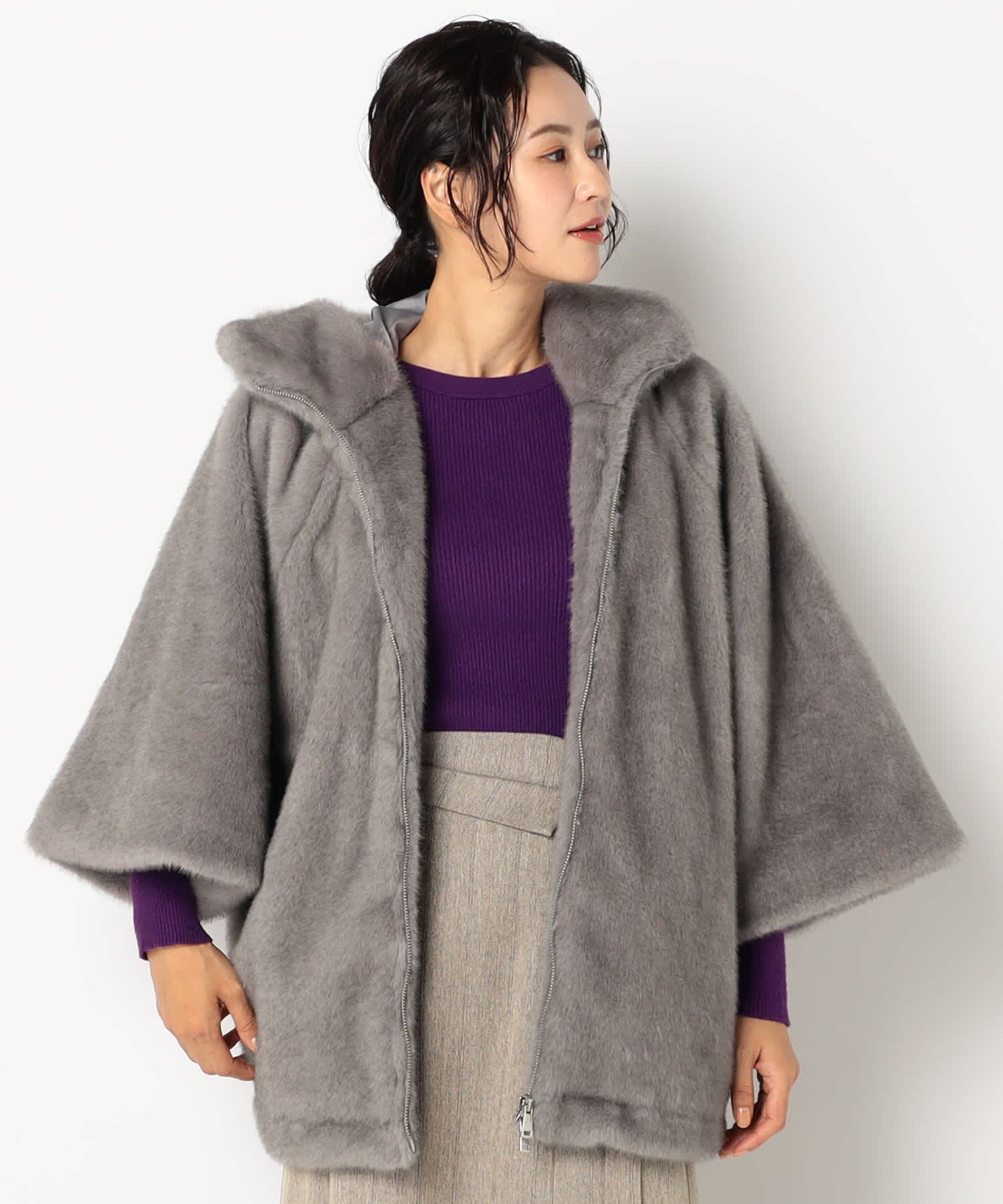 【特別価格20%OFF】ファーエレガントアウター