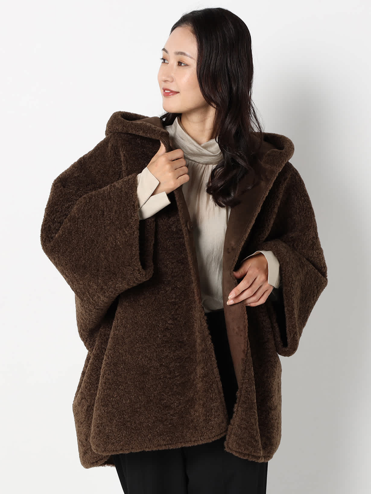 【特別価格20%OFF】シンプルフードアウター