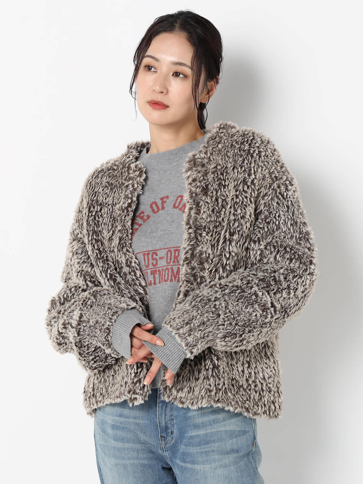 【特別価格20%OFF】ファー軽やかジャケット