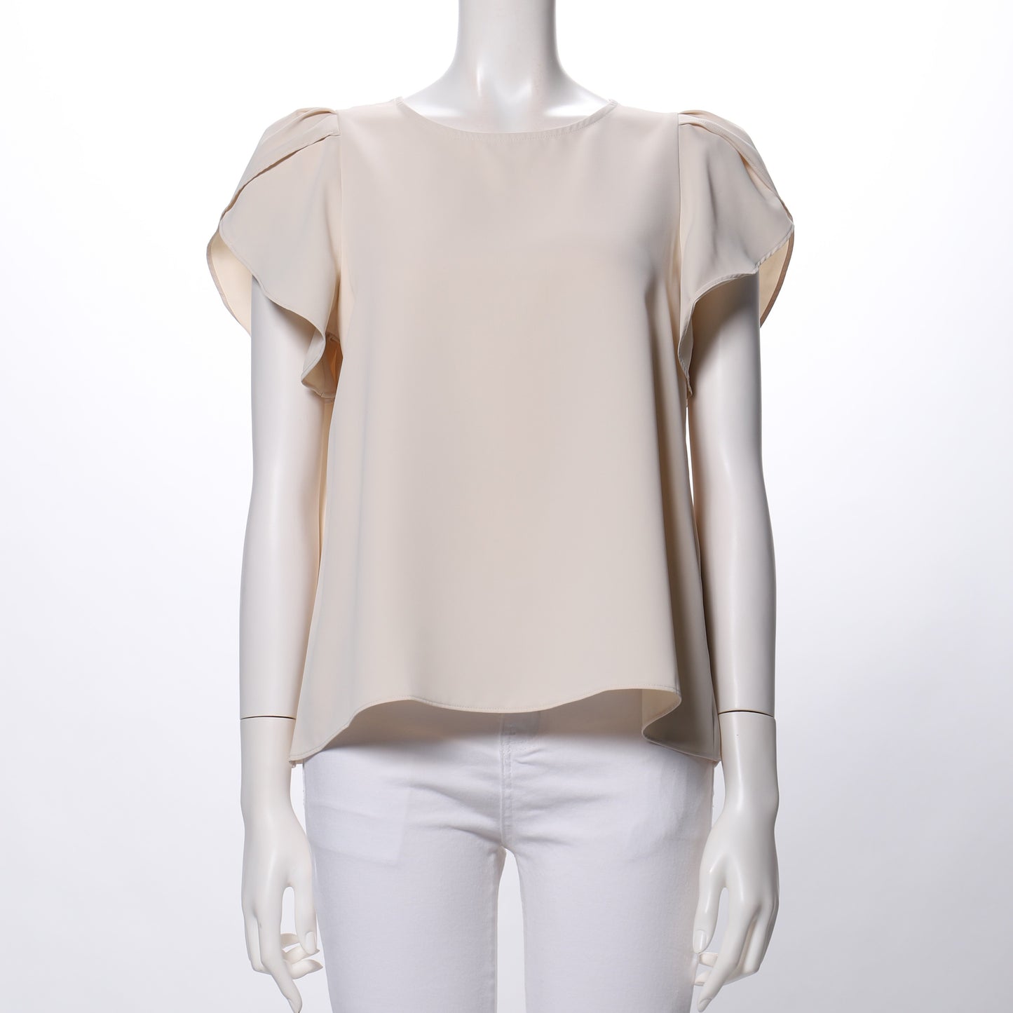 ペタルスリーブブラウス