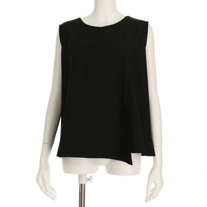 アシンメトリーデザインノースリーブブラウス