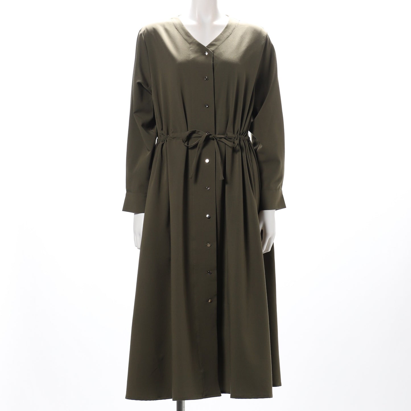 ドロストデザイン前開きワンピース