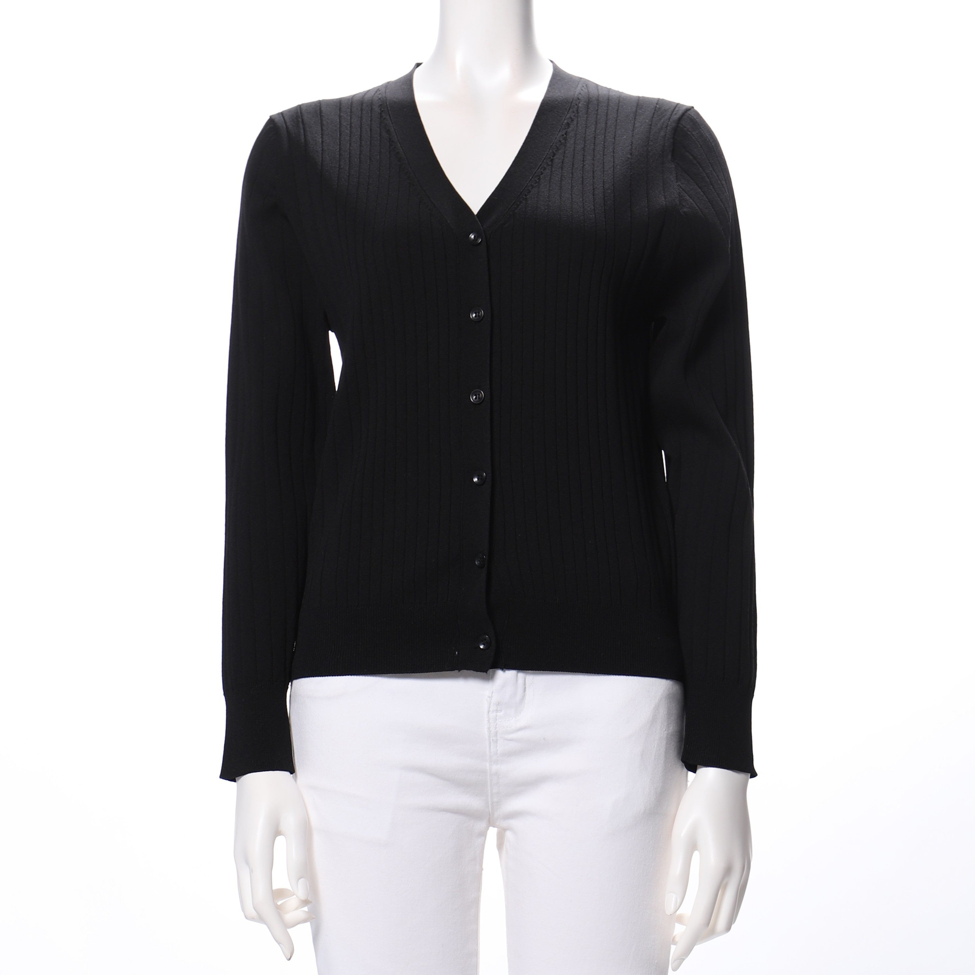 Vネックカーディガン