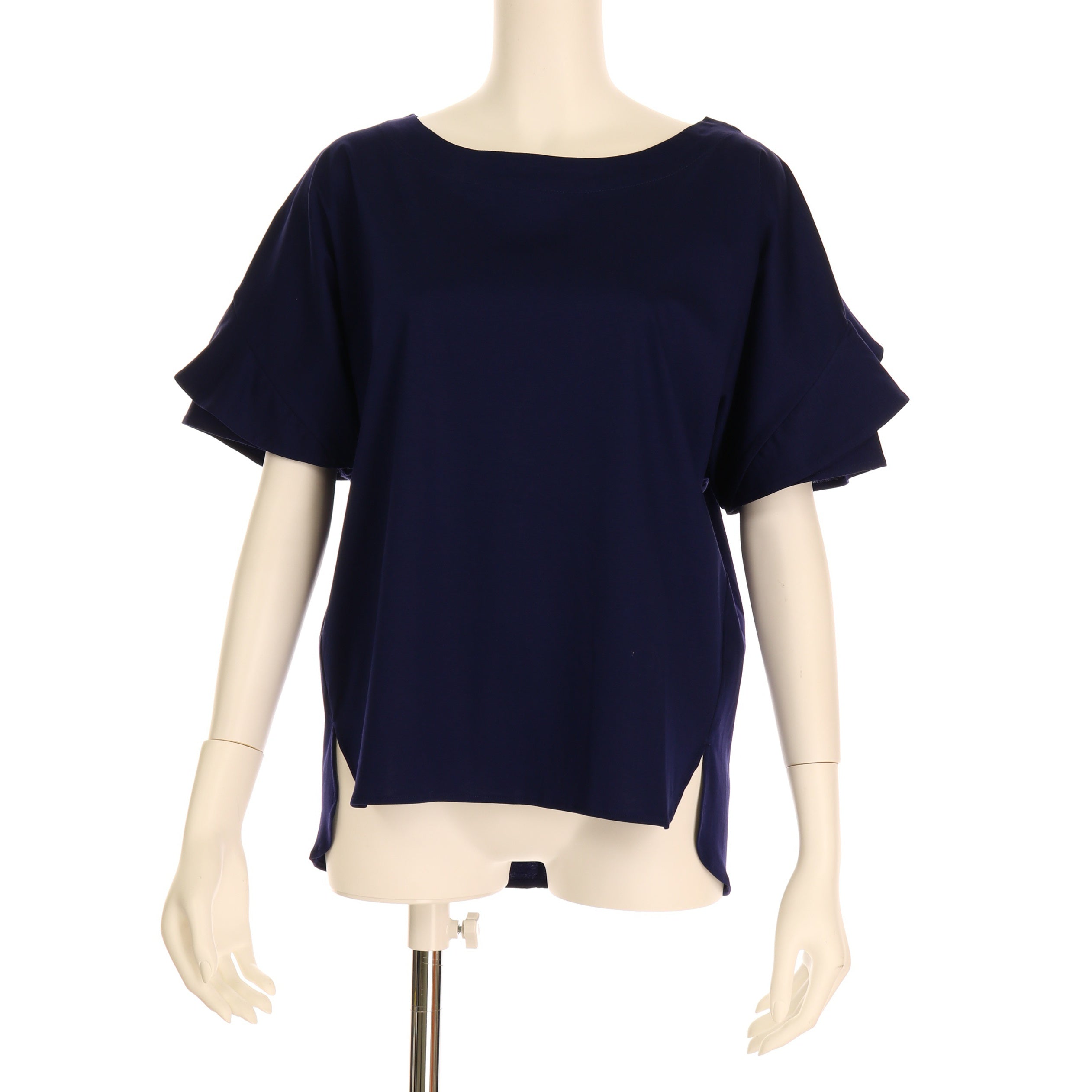 バックベルトデザインプルオーバー