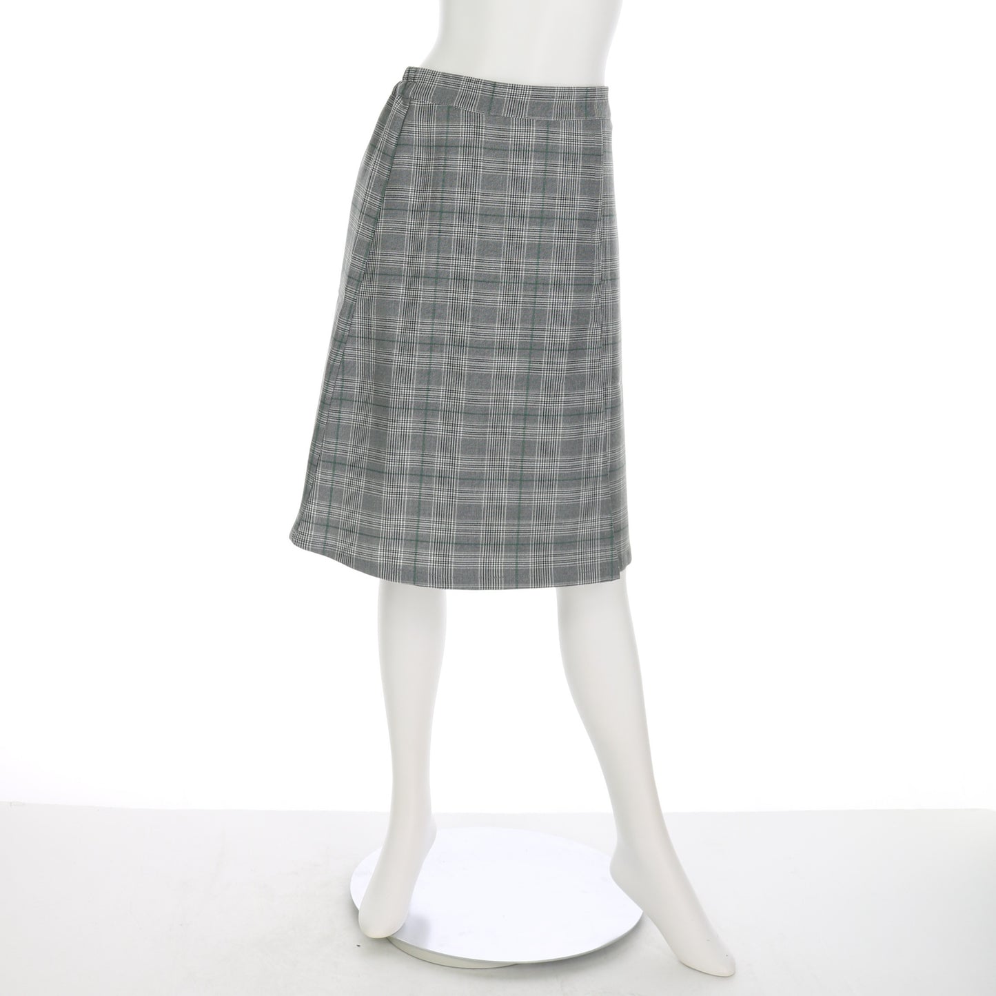 チェック柄セミタイトスカート