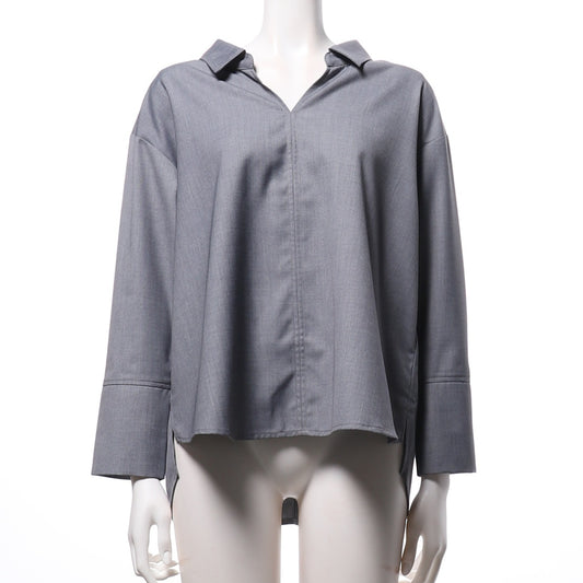 バックリボンスキッパーシャツブラウス