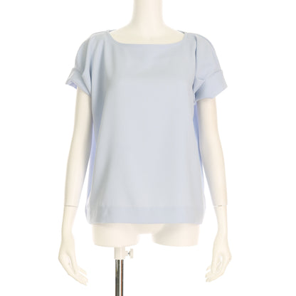 パフスリーブボートネックブラウス