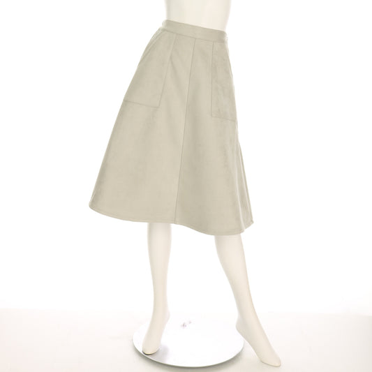 フェイクスエードアウトポケットスカート