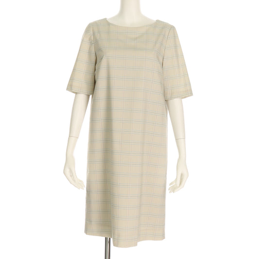 バックジップアップストレートワンピース