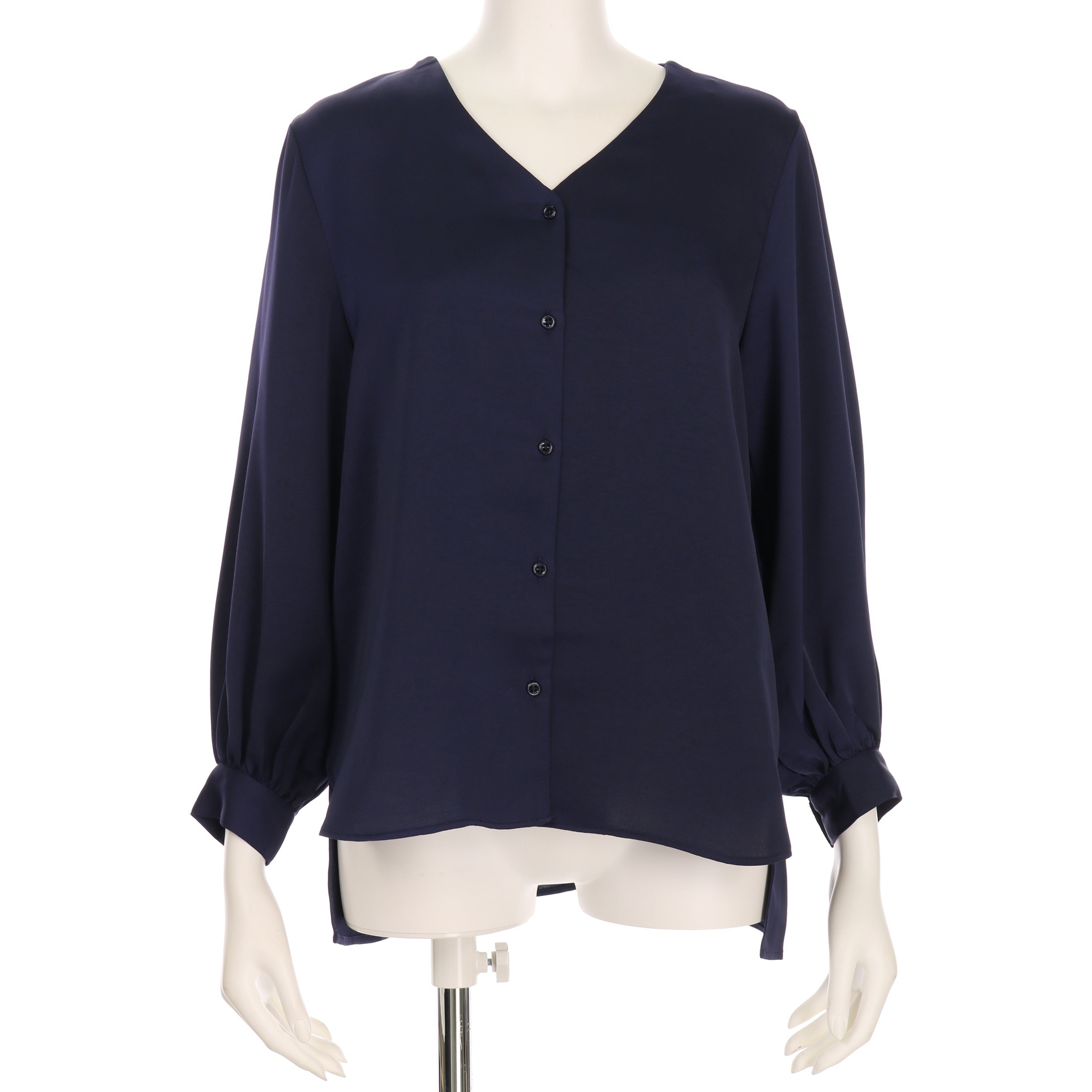 とろみVネックブラウス