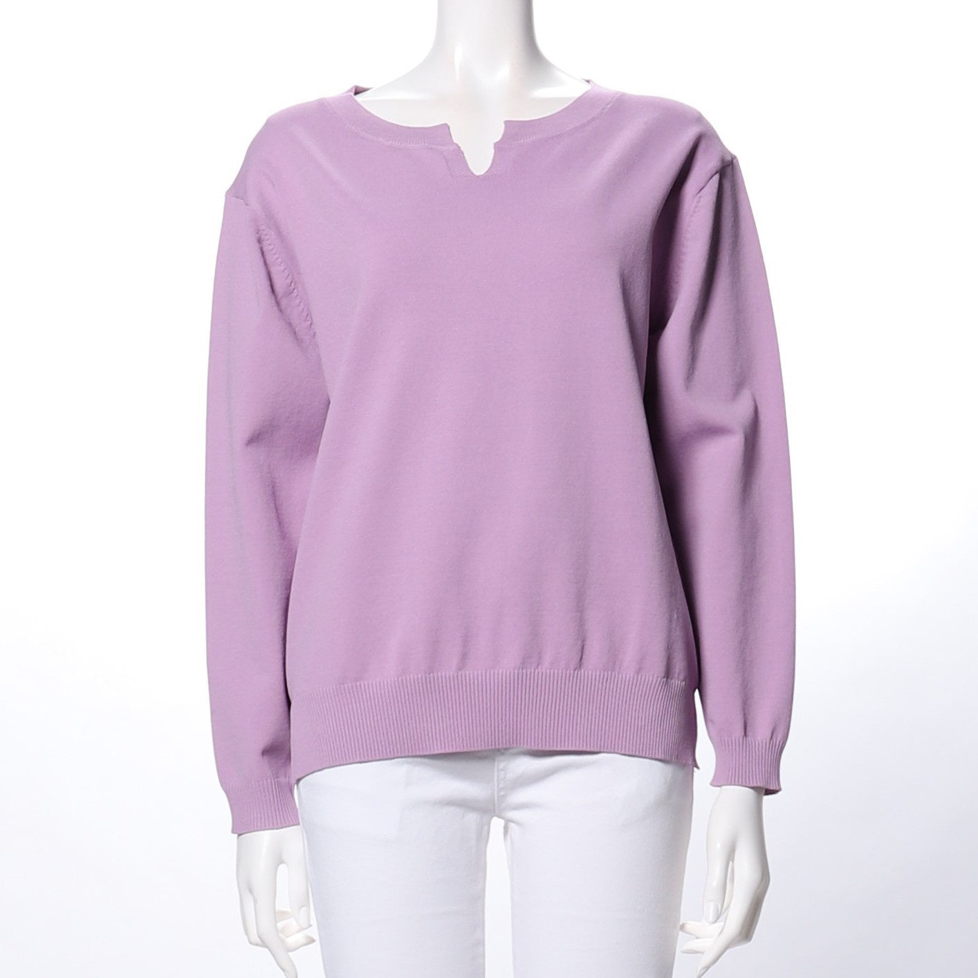 オープンフロントニット