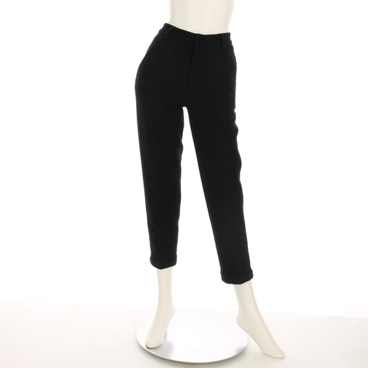 裾ダブルウールパンツ