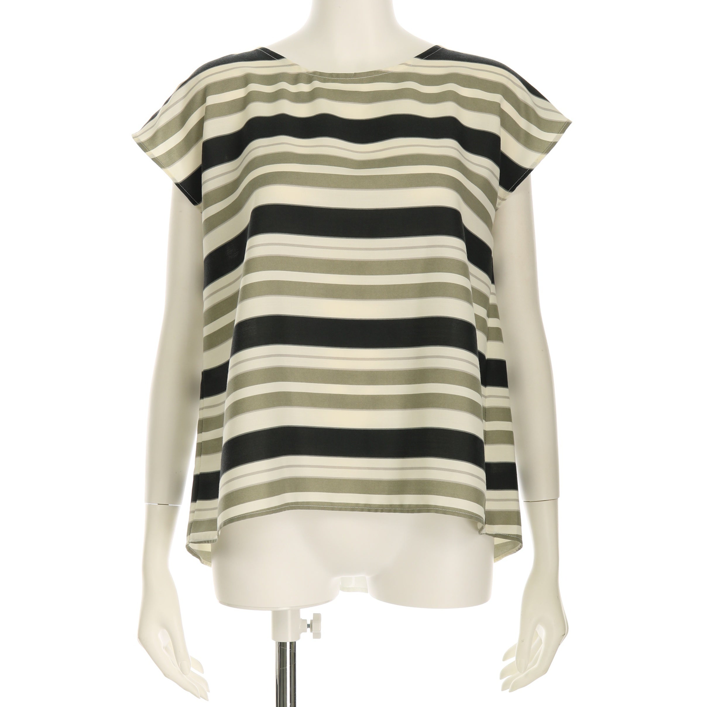 カラーボーダーブラウス