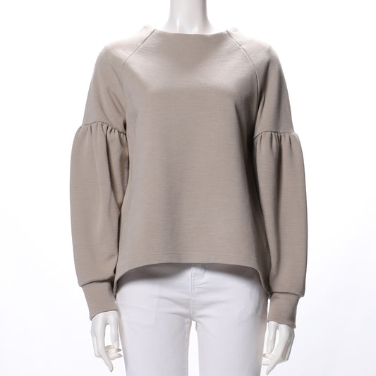 ふんわり袖ラグランスリーブトップス