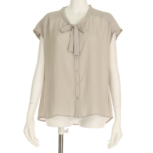 フレンチスリーブボウタイブラウス