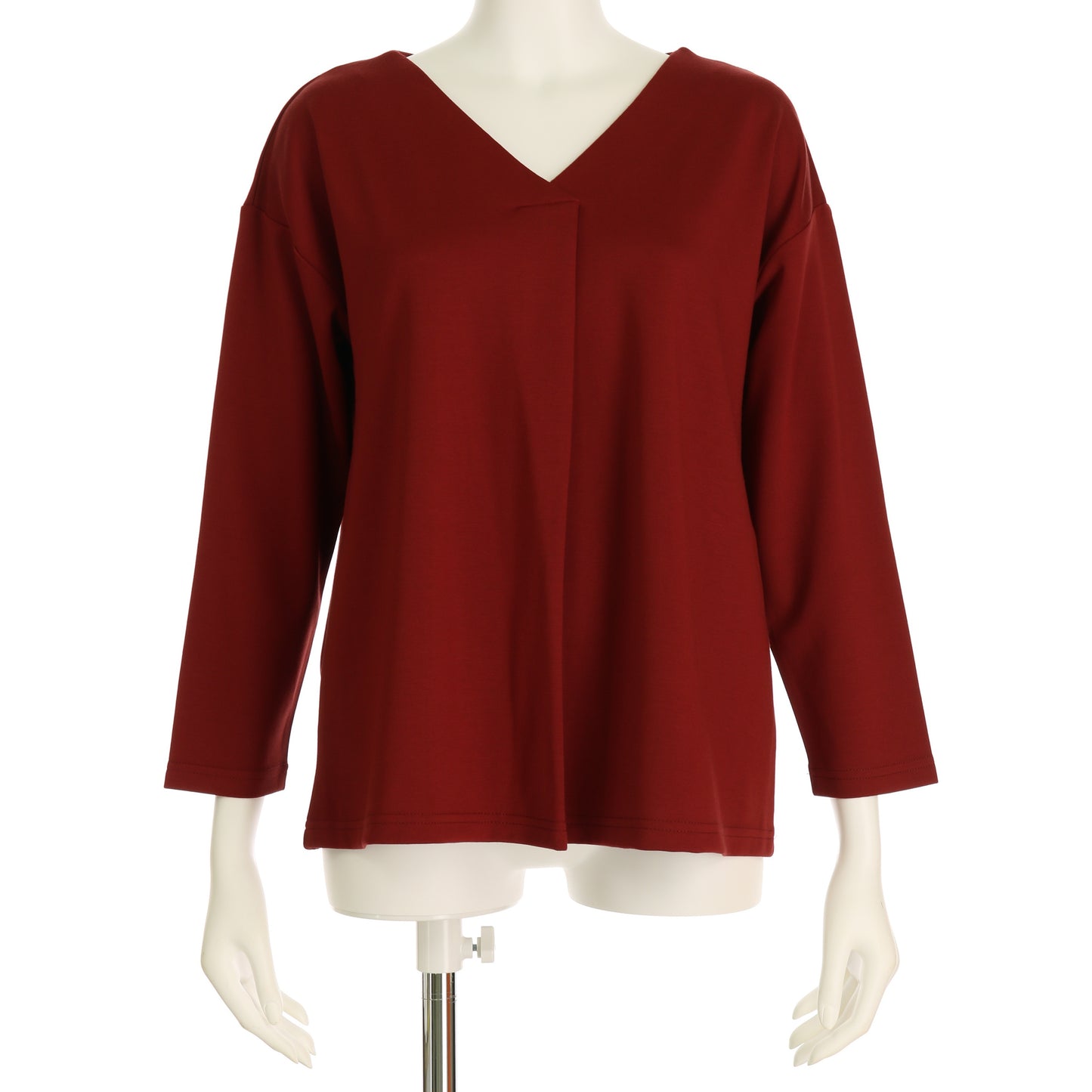 Vネックカットソー