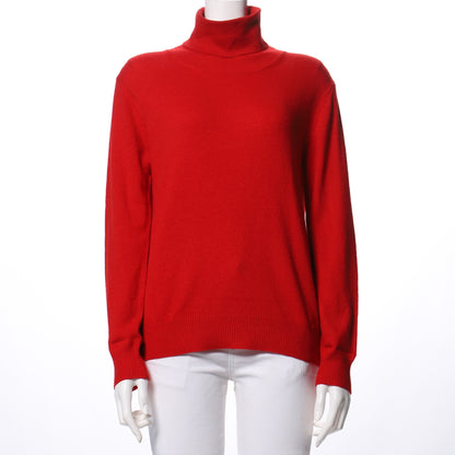 ウール混タートルネックニット