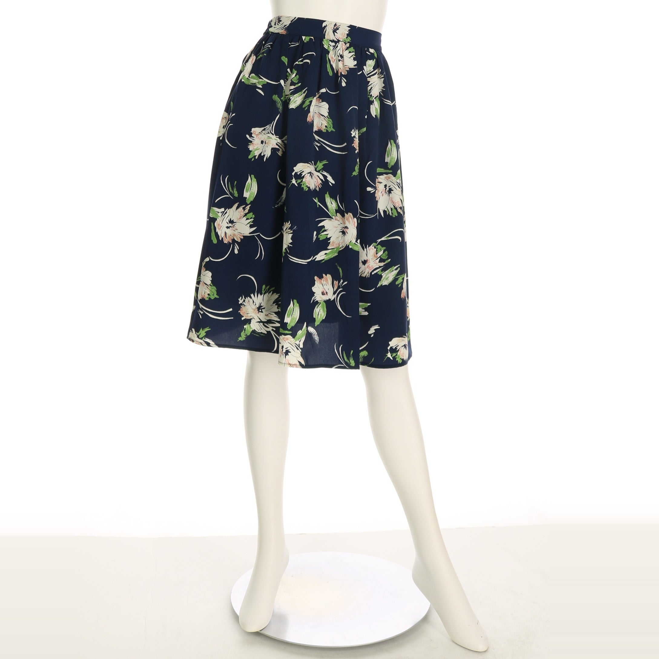 フラワープリントフレアスカート