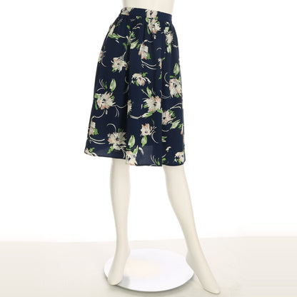 フラワープリントフレアスカート